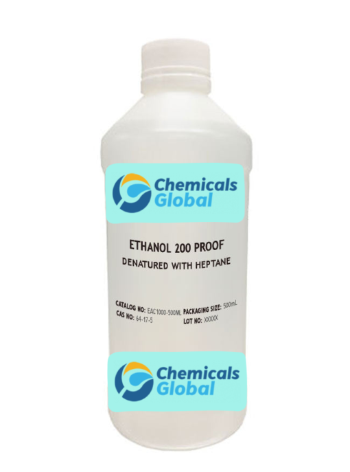 Ethanol 200 Proof (100%) Completely Denatured with Heptane