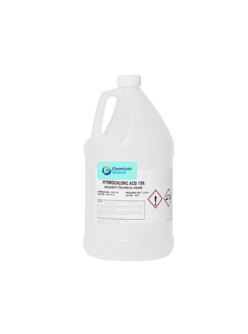 Hydrochloric Acid 15% Solution, A.R./Technical Grade for sale