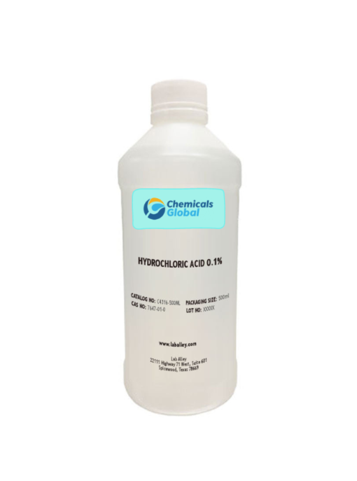 Hydrochloric Acid 0.1% Solution, Lab Grade