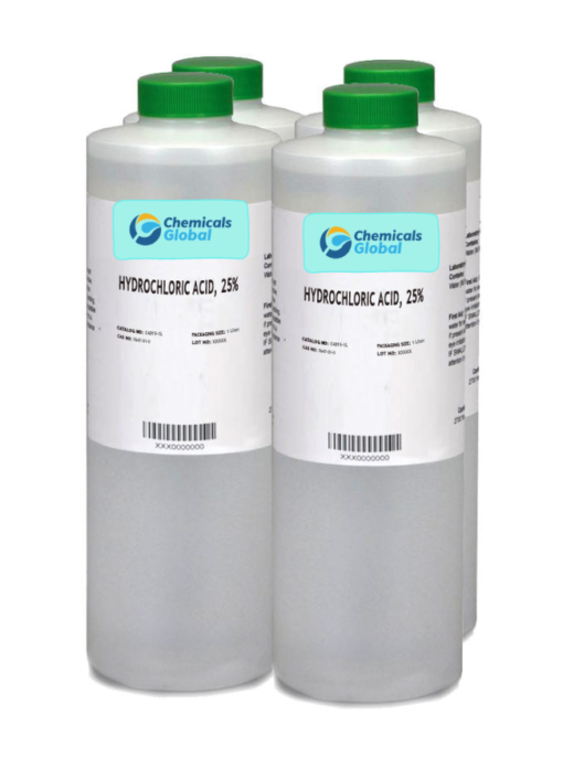 Hydrochloric Acid 25% Solution, Analytical Reagent Grade for sale