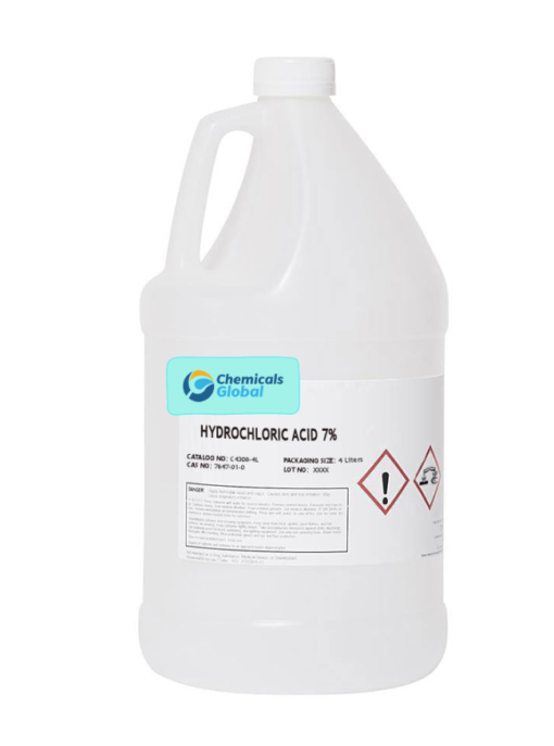 Hydrochloric Acid 7% Solution, Lab Grade for sale