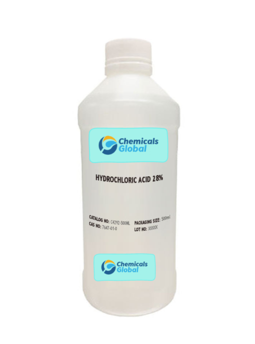 Hydrochloric Acid 28% Solution, Lab Grade for sale