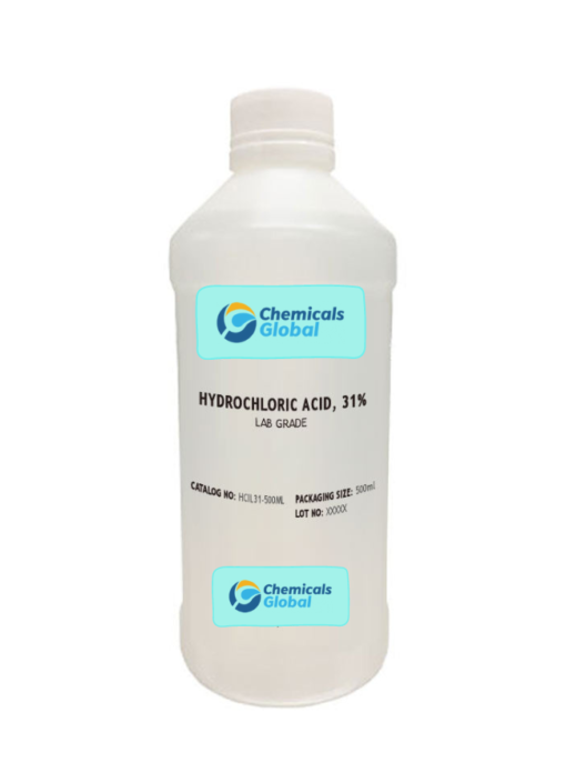 Hydrochloric Acid 31%, Lab Grade