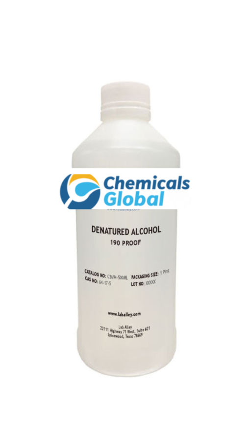 Ethanol Proof (95%) Denatured Alcohol For Sale