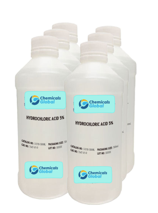 Hydrochloric Acid 5% Solution uses