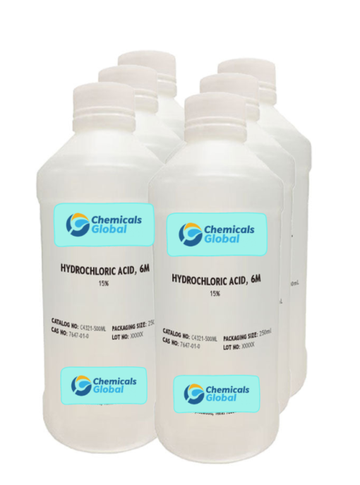 Hydrochloric Acid 6M Solution (15%) uses