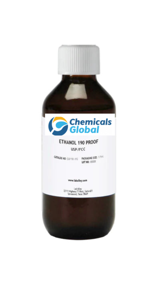 Ethanol 190 Proof (95%) Non-Denatured Alcohol, USP Grade