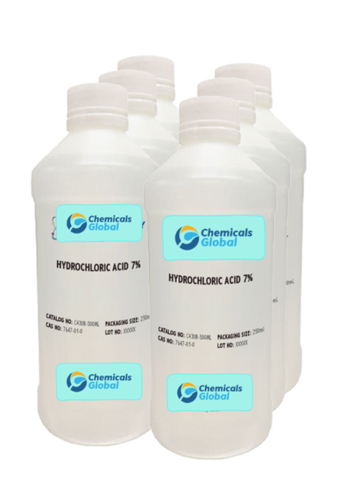 Hydrochloric Acid 7% Solution, Lab Grade uses