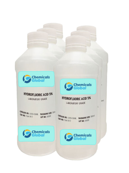 Hydrofluoric Acid 5% Solution, Lab Grade Uses