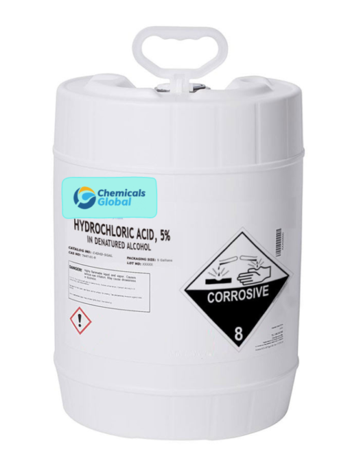 Hydrochloric Acid 5% Solution In Denatured Alcohol